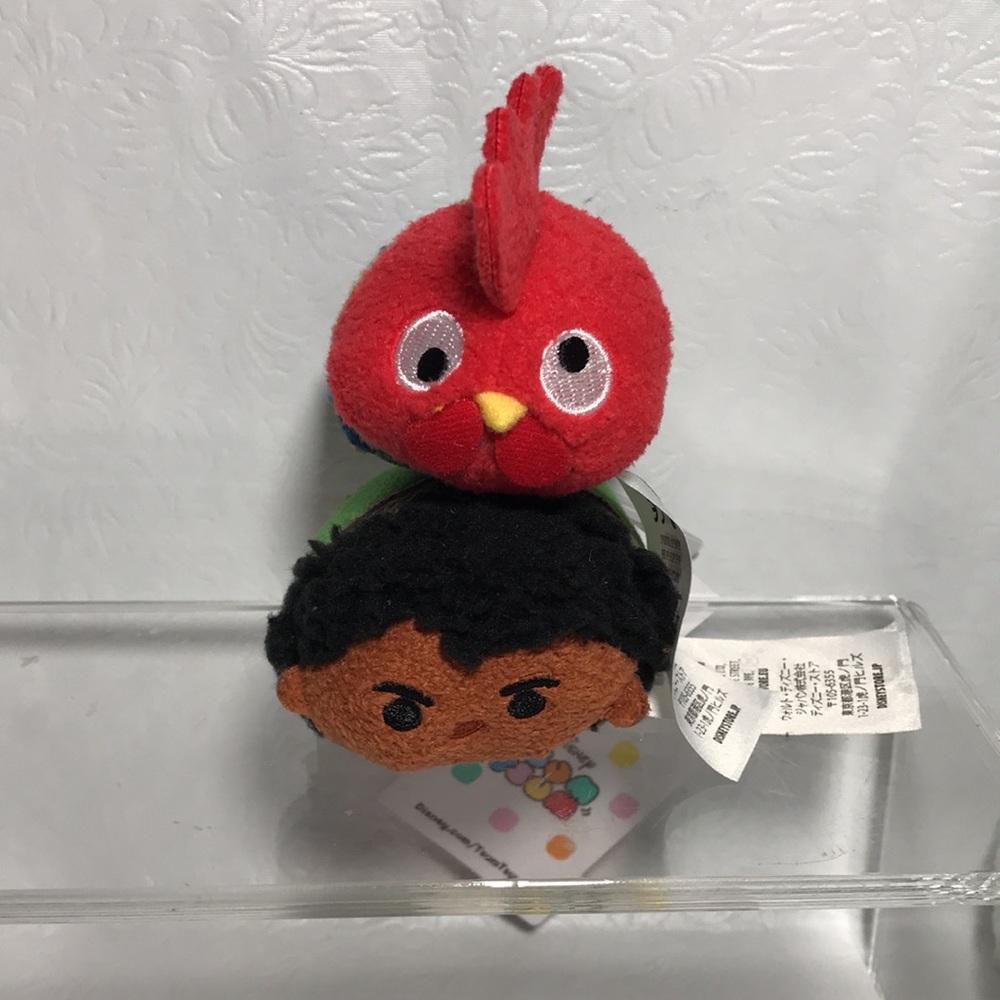 Disney Brand NEW with Tags Moana Movie TSUM TSUM Maui and Hei Hei Mini Plush Toy